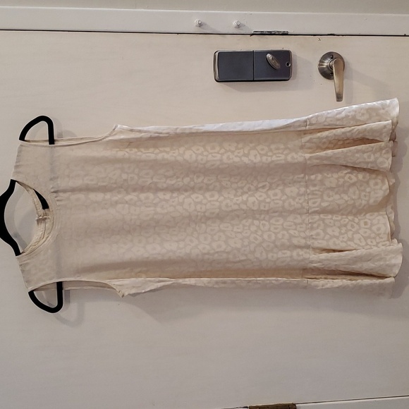 BCBGMaxAzria Ivory Sheridan Leopard Print Silk Blend Dress XS - Picture 2 of 7